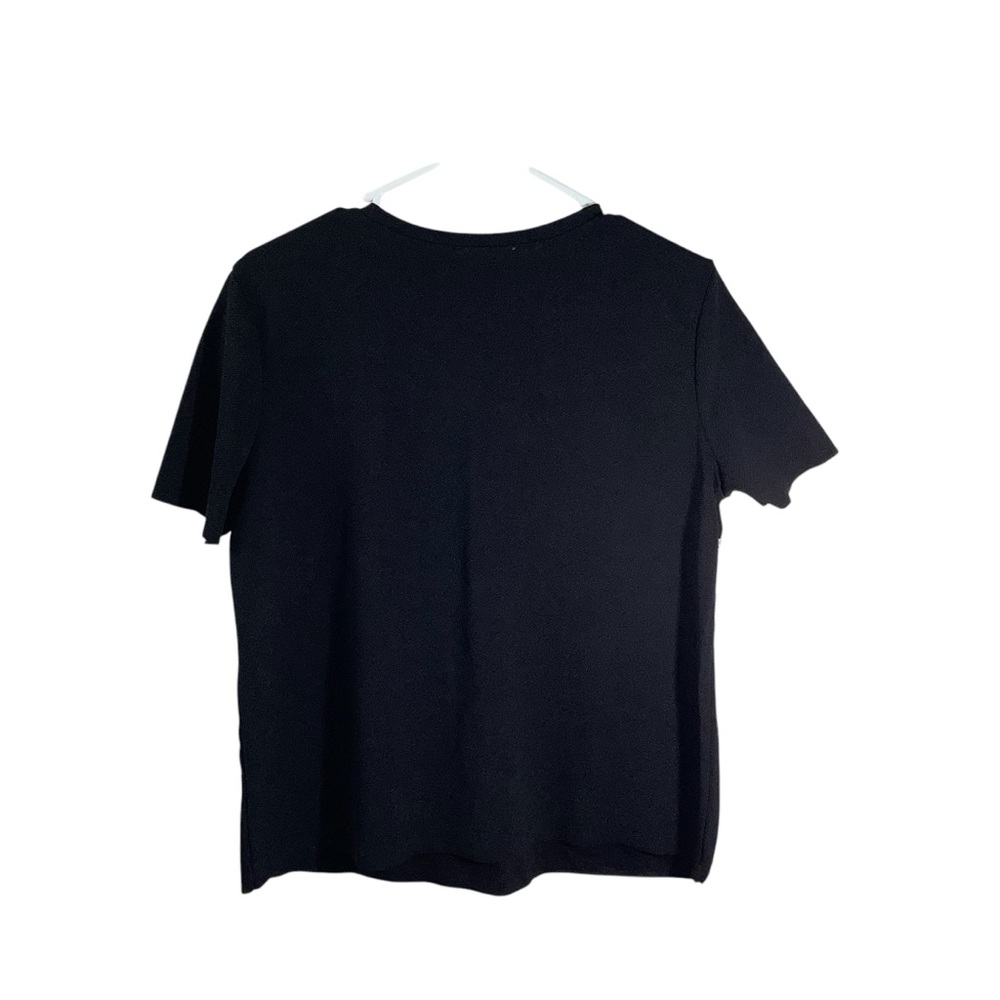 Zara Basic Short Sleeve Printed Top - image 4